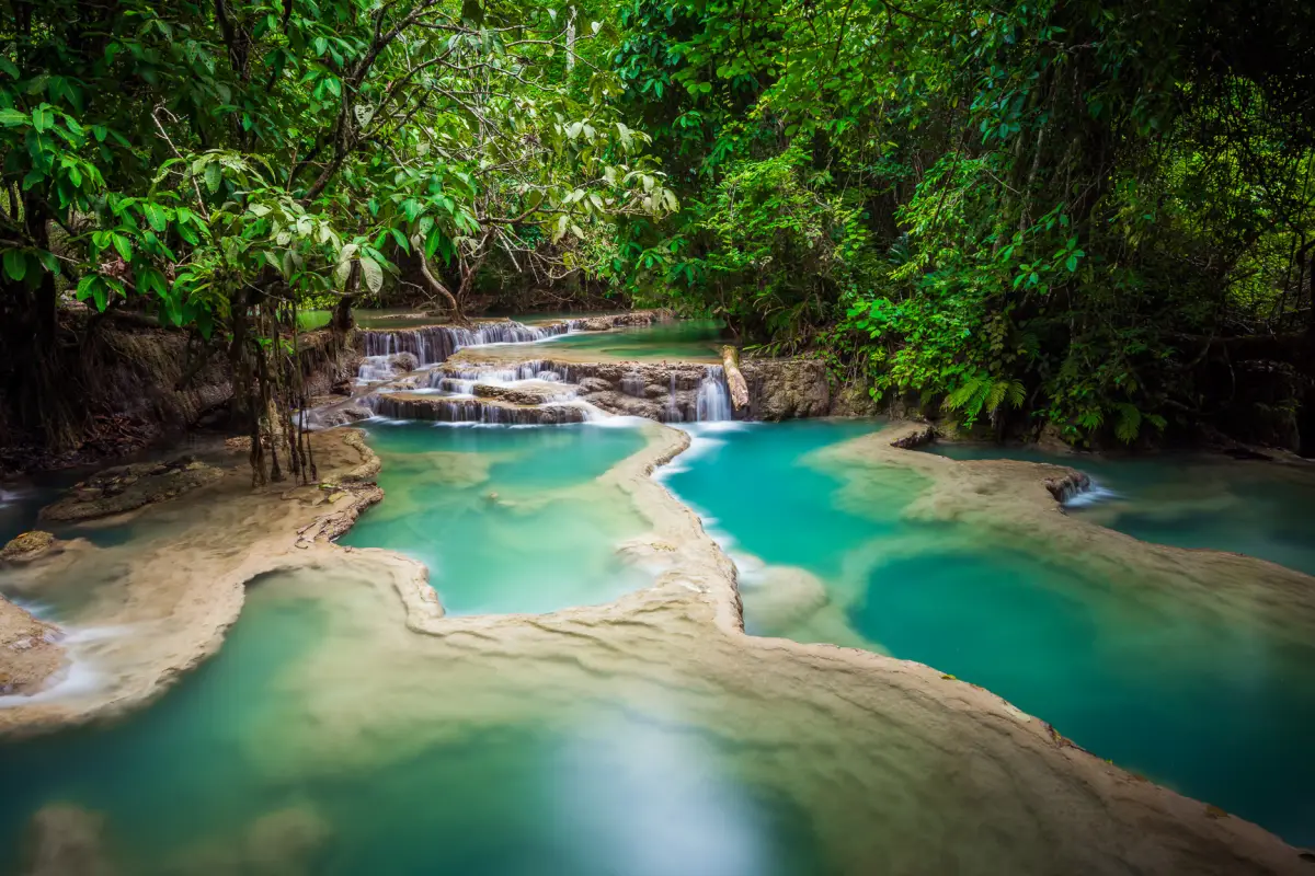 Kuangsi Waterfall