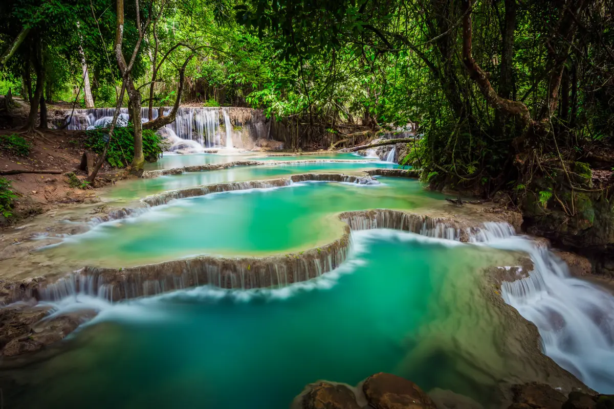 Kuangsi Waterfall