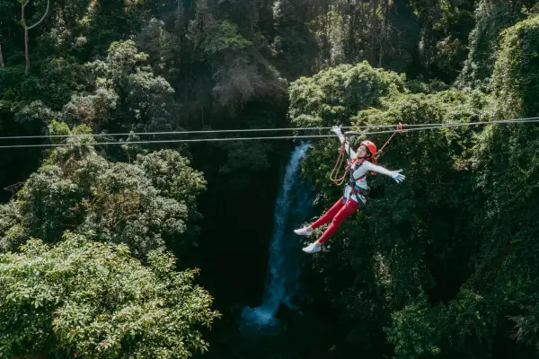 Trekking and Zipline at Nam Pien Yorla Pa