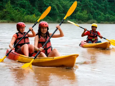 1-Day Trek & Kayak Nam Khan River Valley